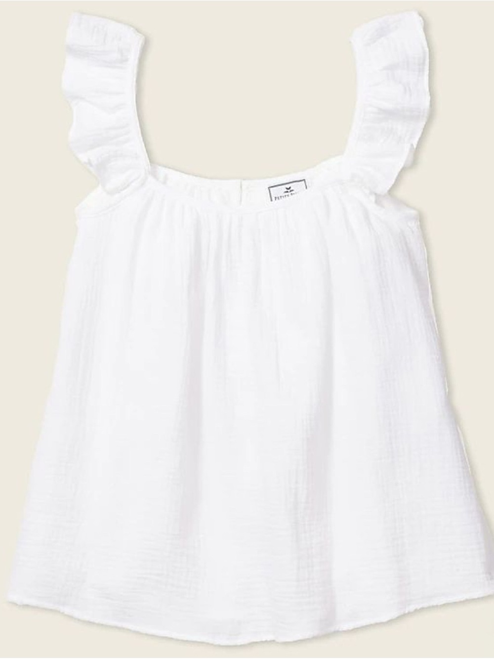 Petit Plume Navy Gauze Celeste Top